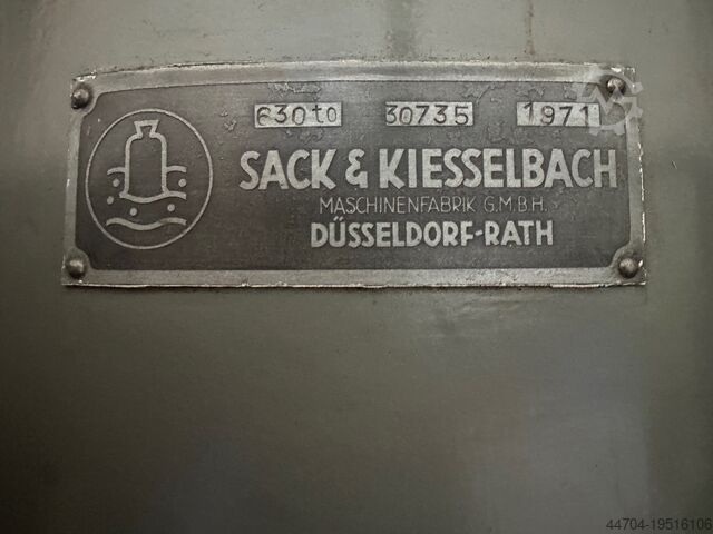 Hydraulic lowering press Sack & Kiesselbach EP 630
