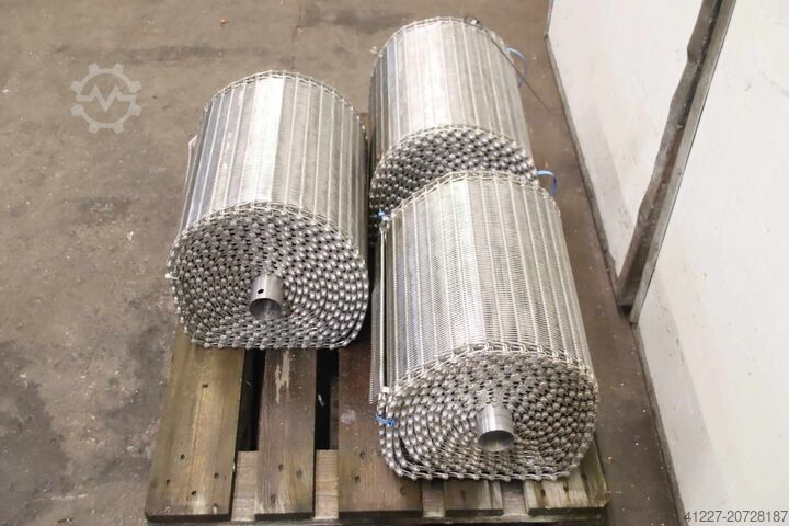 Förderbandgurt Gliedergurt Edelstahl Costacurta VICO FLEX  Breite 455 mm