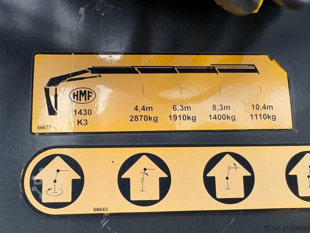 Hook arm system Renault Premium 370DXI + HMF 1430 K3 + 6X4 + HOOKSYTEM ...