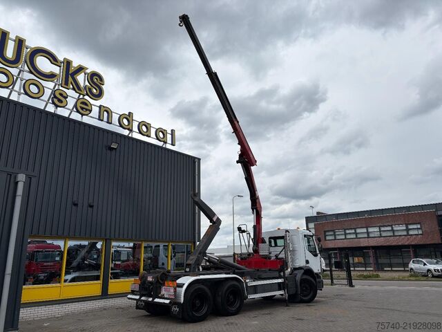 Crane Renault Premium 370DXI + HMF 1430 K3 + 6X4 + HOOKSYTEM ...