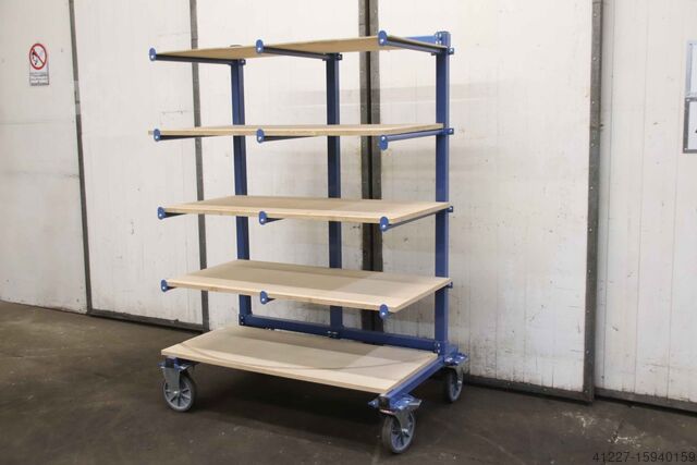 Shelved trolley Fetra 4614AS 1300/810/H1800 mm
