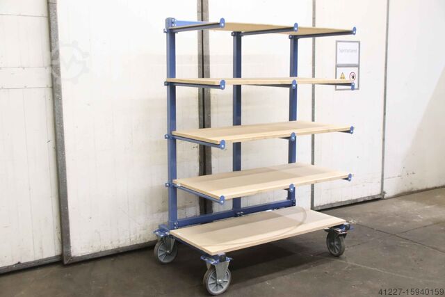 Shelved trolley Fetra 4614AS 1300/810/H1800 mm