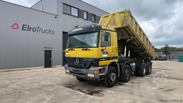 3-way tipper Mercedes-Benz Actros 4143 (EPS / LAMES / GRAND PONT / STEEL S...