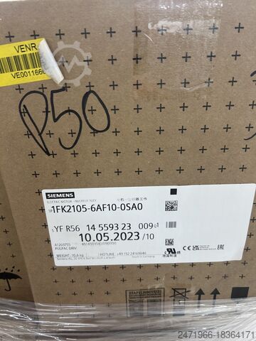 Electric Motor Siemens 1fk2105-6af10-0sa0