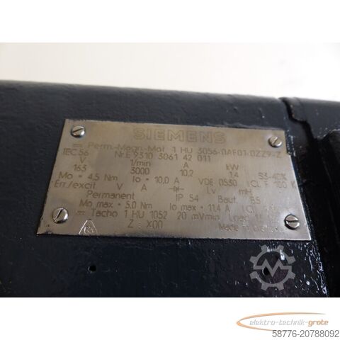 Control unit Siemens 1HU3056-0AF01-0ZZ9 -Z Z=X00 SN: E9310306142011 gen.12 ährleistung