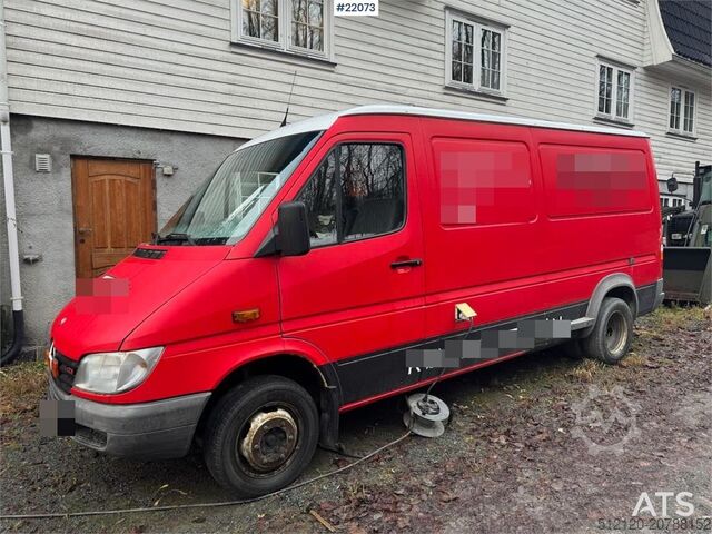 Panel van Mercedes-Benz Sprinter 416 with Leistikow flushing unit
