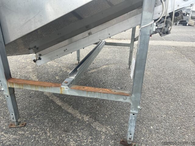 Feeder with stainless steel hopper + galvanized  