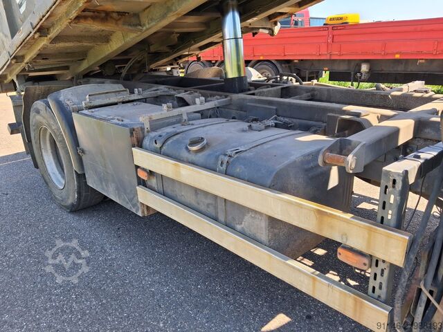 Tipper with crane Scania P94-230 * 3 x Way * HIAB 122-2Duo XS *