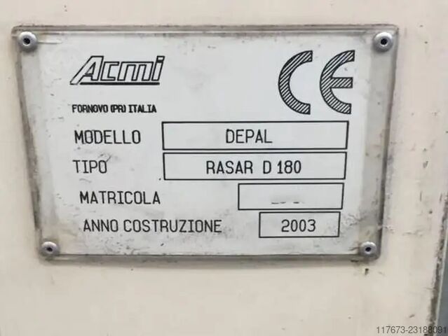 Used Automatic Depalletizer ACMI 2200 plastic crates-hour Acmi Rasar D180