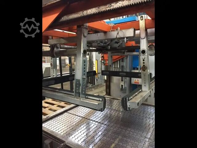 Used Automatic Depalletizer ACMI 2200 plastic crates-hour Acmi Rasar D180