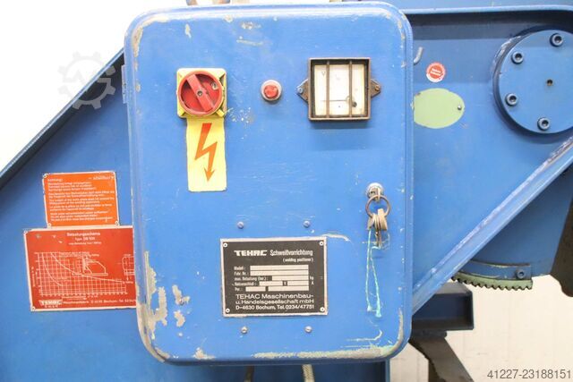 Welding rotary device 2 axes TEHAC DB 600