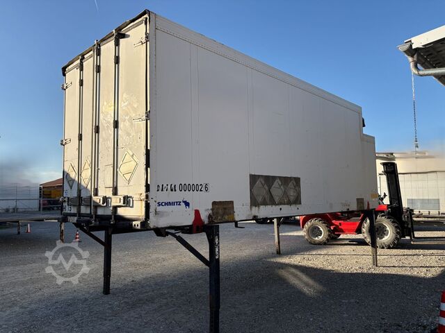 Wechselbrücke mit Kühlkoffer SCHMITZ BDF Kühlkoffer Carrier 750 läuft