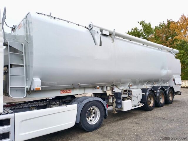 Ecovrac AUGER Förderschnecke + Luft, Hatz Diesel, 6 Fächer, 3 Achsen, Liftachse MVI2164 Ecovrac AUGER VIJZEL + Air , HATZ DIESEL, 6 COMPARTMENT...