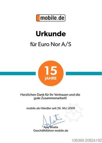 Verkaufsanhänger Tysse / Nomek 1500 L Edelstahl Sauganhänger