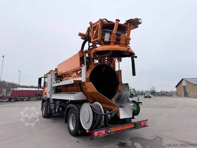 Saugwagen MERCEDES-BENZ Actros 1833 4x2 Bucher FlexLine C60