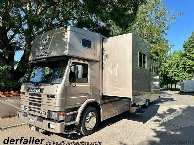 Van Scania 93 M 280 Roelofsen 8 Pferde, Popout