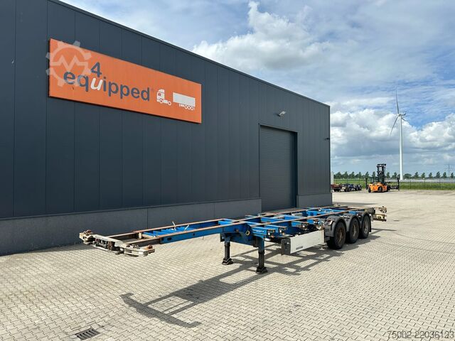 Container transportation Schmitz Cargobull 45FT High Cube Multi Chassis / BPW / drumbrakes...