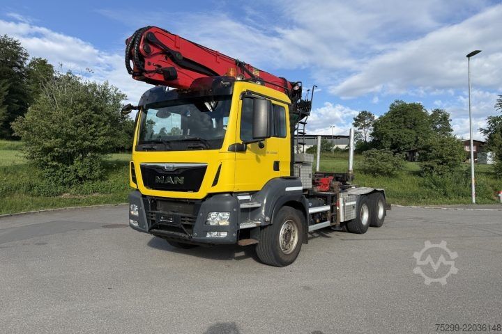 Truck mounted crane MAN TGS 33.480 6x4 SRX47 / Swiss-Vehicle