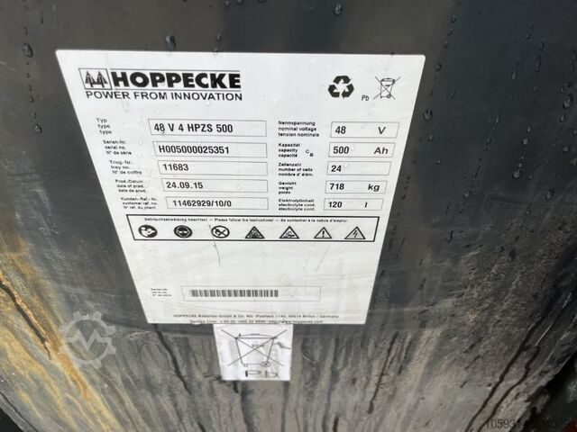 Electric 3-wheel forklift Linde E16C-02