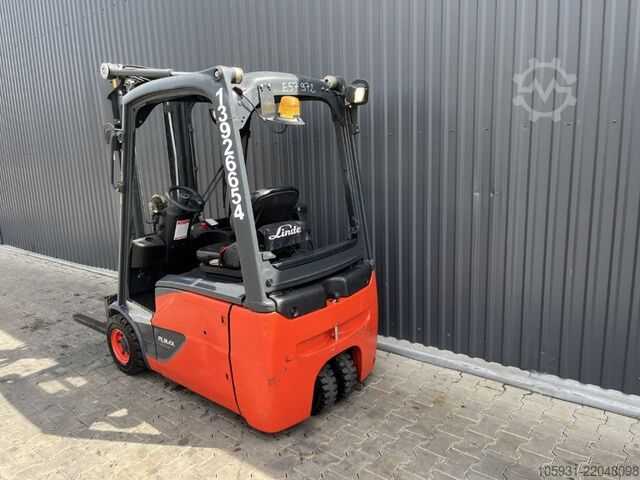 Electric 3-wheel forklift Linde E16-02