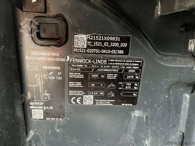 Elektro 3 Rad-Stapler Linde E14-02