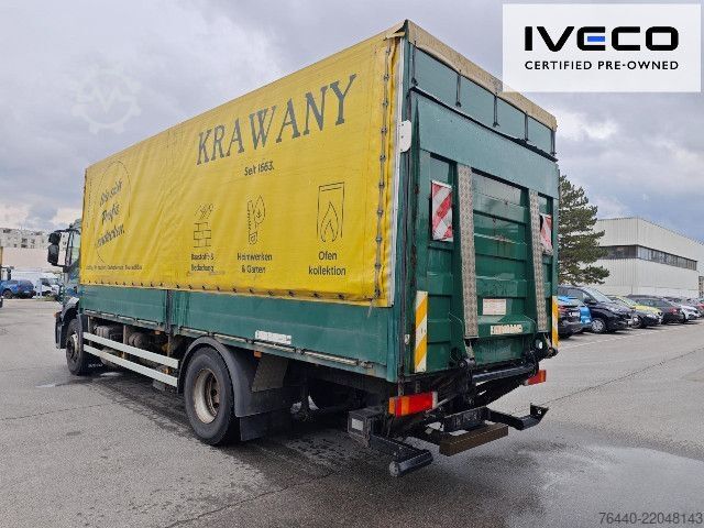 Flatbed truck with tarp IVECO AD190S31/P