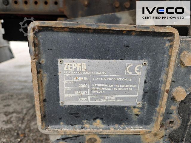 Flatbed truck with tarp IVECO AD190S31/P