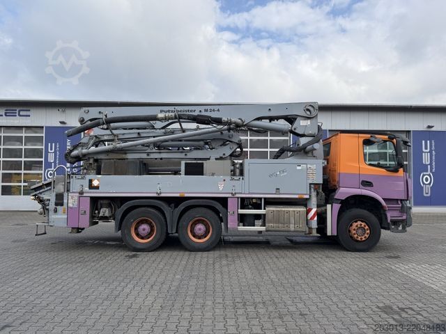 Concrete pump truck MERCEDES-BENZ AROCS 2533 6x4 Euro 6 Putzmeister M24-4