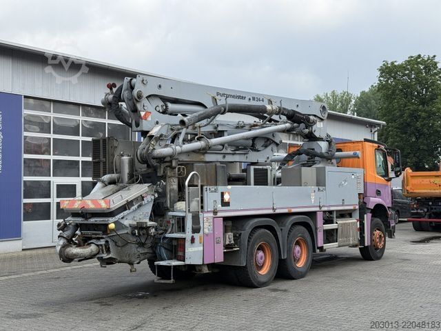 Concrete pump truck MERCEDES-BENZ AROCS 2533 6x4 Euro 6 Putzmeister M24-4
