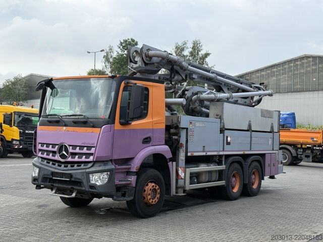 Concrete pump truck MERCEDES-BENZ AROCS 2533 6x4 Euro 6 Putzmeister M24-4