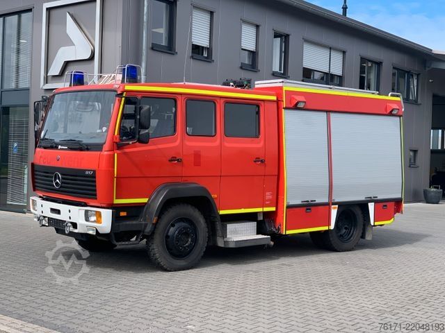 Box van MERCEDES-BENZ 917 AF 4x4 AHK Top Zustand