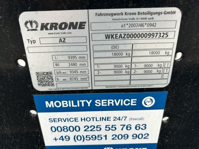 Anhänger-Wechselfahrgestell KRONE 2 Achswechselfahrgestell, Typ: AZW 18 eL3B9