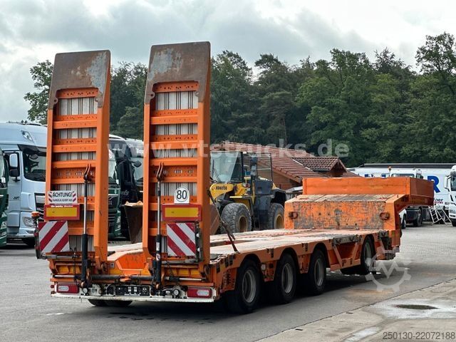 Low loader semitrailer FAYMONVILLE MULTIMAX 4.Achs Tieflader / REMORQUE/ AGGREGAT/