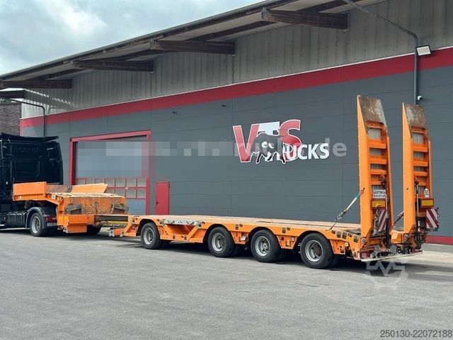 Low loader semitrailer FAYMONVILLE MULTIMAX 4.Achs Tieflader / REMORQUE/ AGGREGAT/