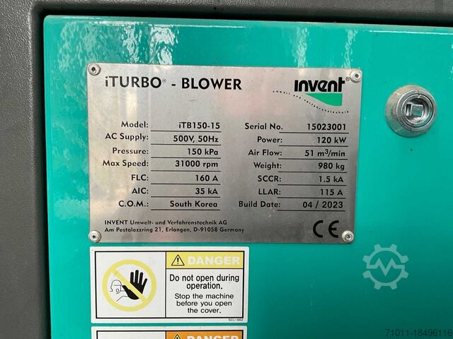 Luftgebläse Invent Invent iTurbo ITB 150-15