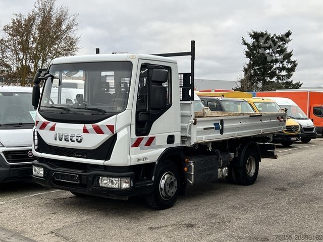 Three-way tipper van IVECO EuroCargo ML80E21 Klima 2x AHK 4,2m Meiller Kipp