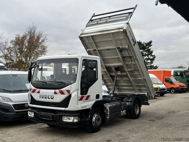 Three-way tipper van IVECO EuroCargo ML80E21 Klima 2x AHK 4,2m Meiller Kipp
