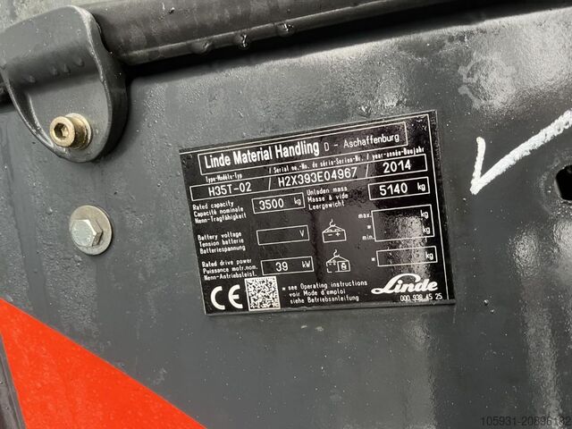 LPG Forklifts Linde H35T-02