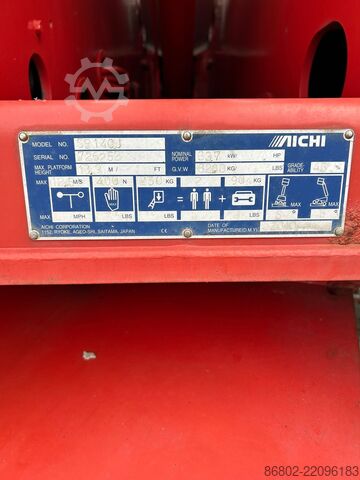 Telescopic work platform Aichi SP 14CJ