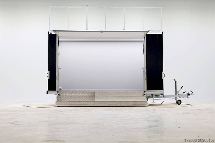 Promotional trailer Vezeko VE 27.46 SP | BLACK | PROMOTION | WERBETAFEL 460X216X235CM 2700KG | VERKAUFSANHÄNGER