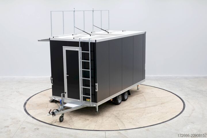 Promotional trailer Vezeko VE 27.46 SP | BLACK | PROMOTION | WERBETAFEL 460X216X235CM 2700KG | VERKAUFSANHÄNGER