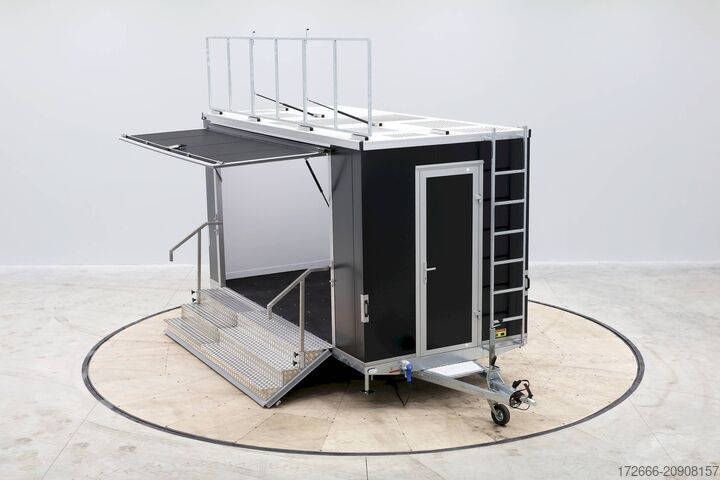 Promotional trailer Vezeko VE 27.46 SP | BLACK | PROMOTION | WERBETAFEL 460X216X235CM 2700KG | VERKAUFSANHÄNGER