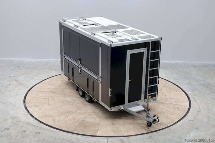 Promotional trailer Vezeko VE 27.46 SP | BLACK | PROMOTION | WERBETAFEL 460X216X235CM 2700KG | VERKAUFSANHÄNGER