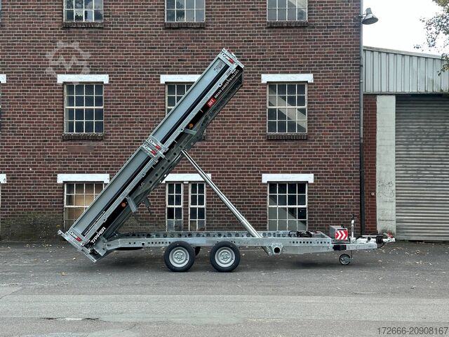 Rear tipper Brian James Trailer TIPPER 526-4020-35-2-12 | PENDELKLAPPE 400X200X30CM 3500KG RÜCKWÄRTSKIPPER | SCHWARZ