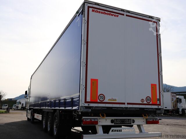 Curtain side semi-trailer Kässbohrer CENTINA FRANCESE