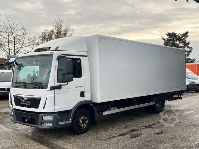 Box truck MAN TGL 12.220 Xenon 7,12m Koffer + LBW Spurhalteass