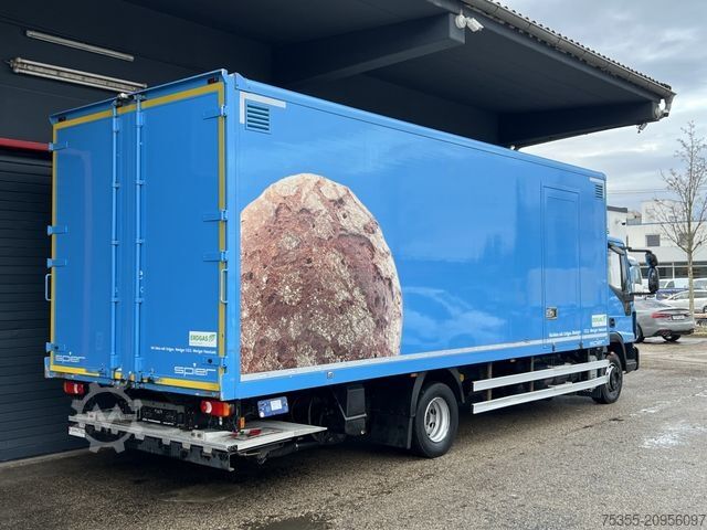 Box truck IVECO EC ML120E21/P CNG Erdgas Klima 7,2m Koff LBW+Tür
