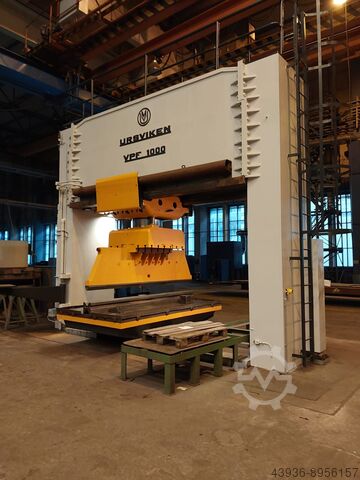 Hydraulic Shipyard Dishing Forming Press URSVIKEN VPF 1000