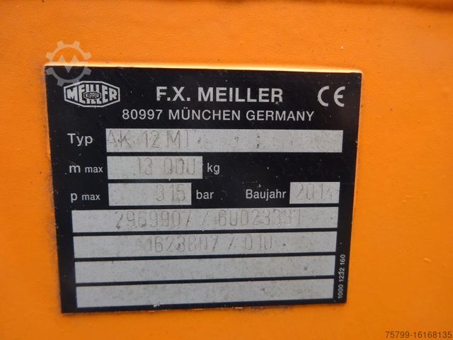 Skip truck MAN 18.340 TGM MEILLER Absetzkipper 4x2