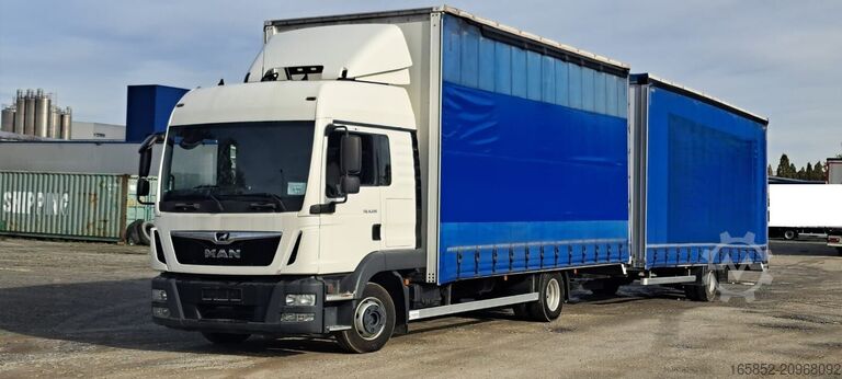 Curtain sided MAN TGL 8.220 Jumbo Gardine